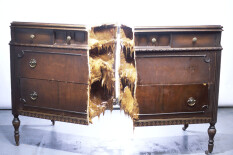 Candy hanging sculpture by kathleen griffin